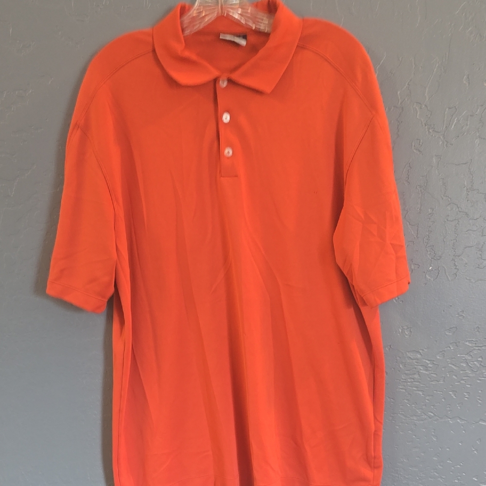 Nike Orange Polo Shirt Classic Style